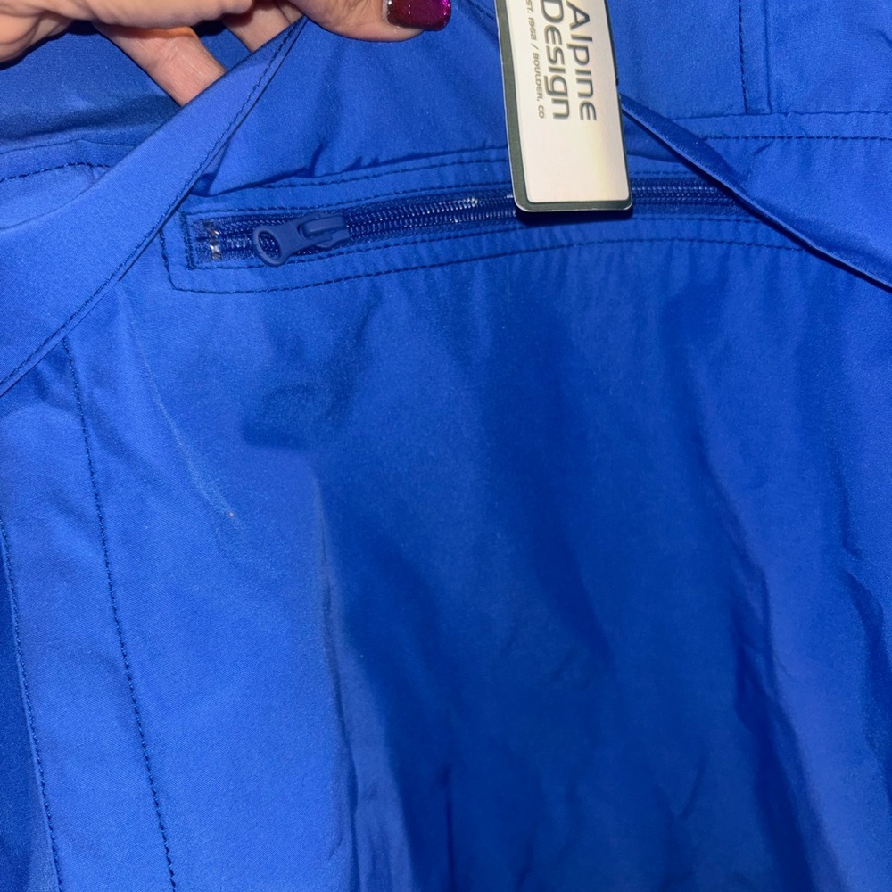 Alpine Design Men’s Blue Anorak Jacket NWT | Water Repellent | Size M - Picture 6 of 8